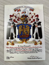 Scriveners Post Cards bearing the Company’s Coat of Arms